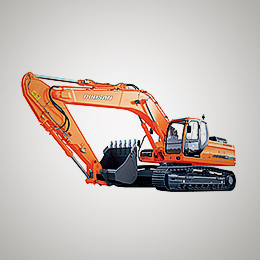 Экскаватор гусиничный doosan 300